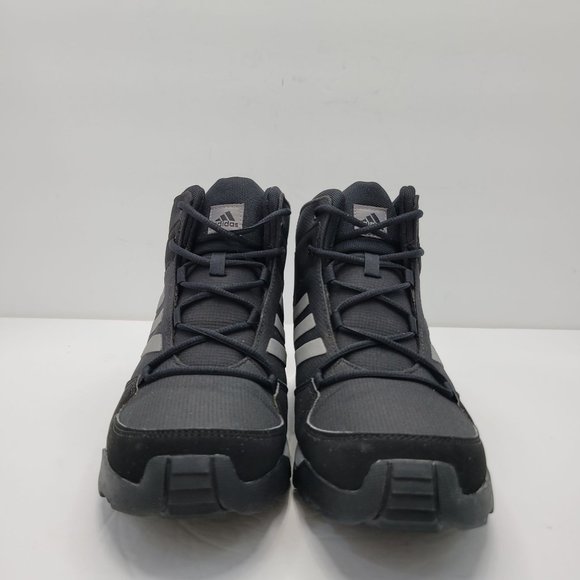 Adidas Terrex Hyperhiker Mid Youth Hiking Shoes Core Black Grey FX4186 US Size 6 - Picture 3 of 8